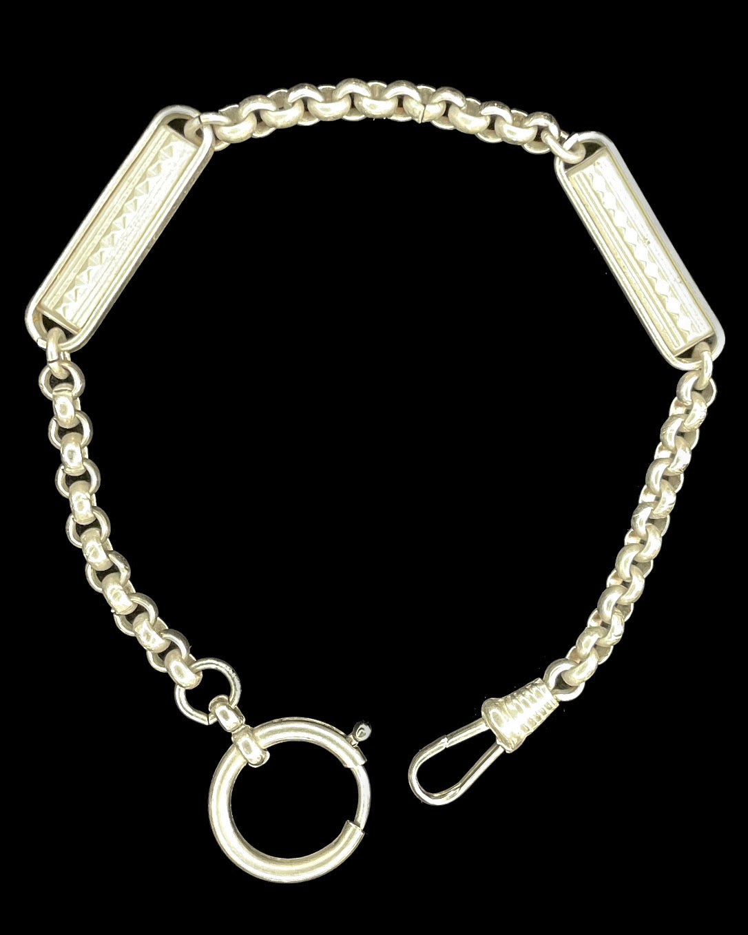 1930's Trench Iron Fancy Chain Collar