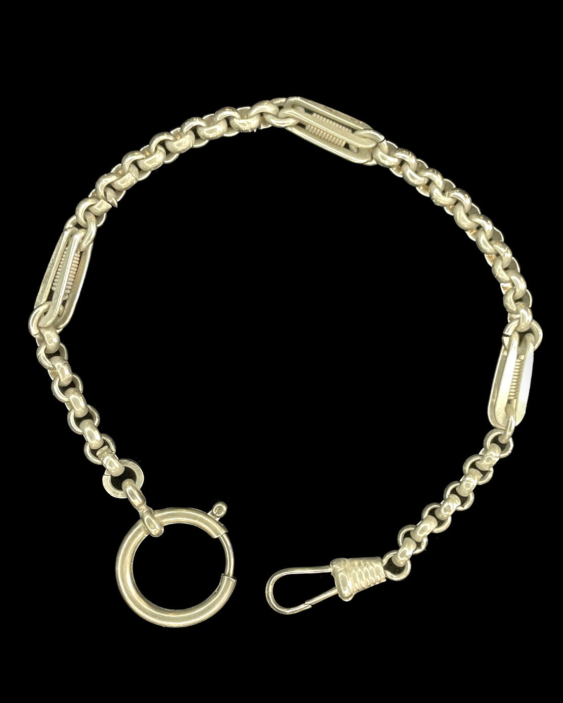 1930's Trench Iron Fancy Chain Collar