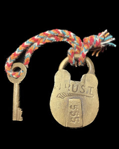 1950's Extra Small Handmade Padlocks from India