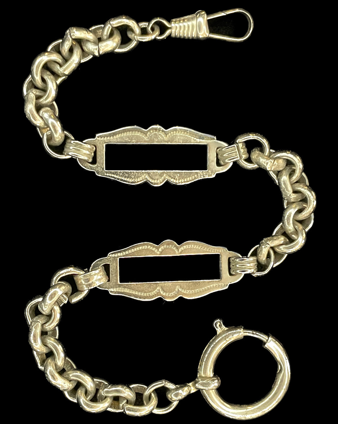 1920's Fancy Chain Collar with Western Keyhole Connectors