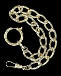 1930's Toy Fancy Elongated Chrome Chain Collar