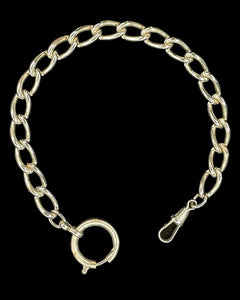 1930's Toy Fancy Elongated Chrome Chain Collar