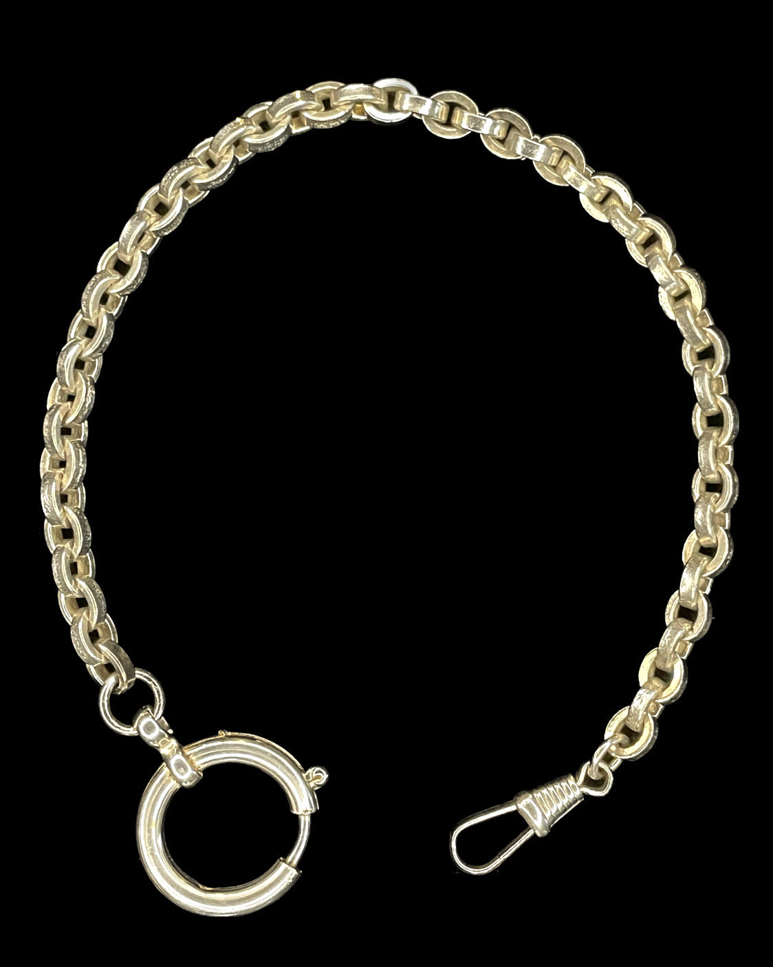 1920's Toy Fancy Chrome Chain Collar